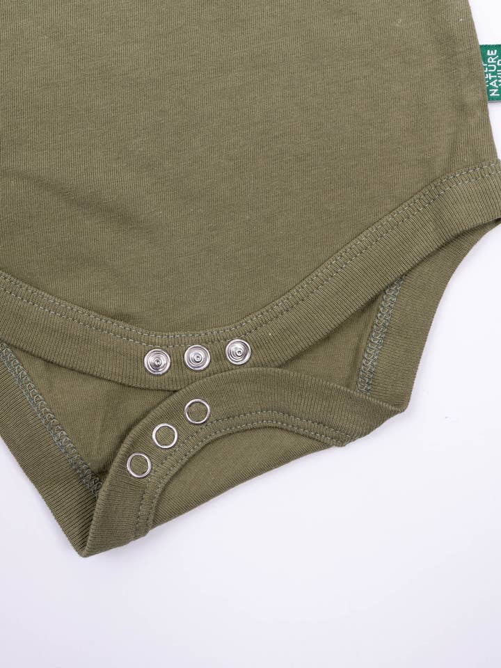 Keep Nature Wild - Wholesale Bodysuit (Non-Footed) - Baby - Happy Camper Bear Baby Bodysuit | Olive3