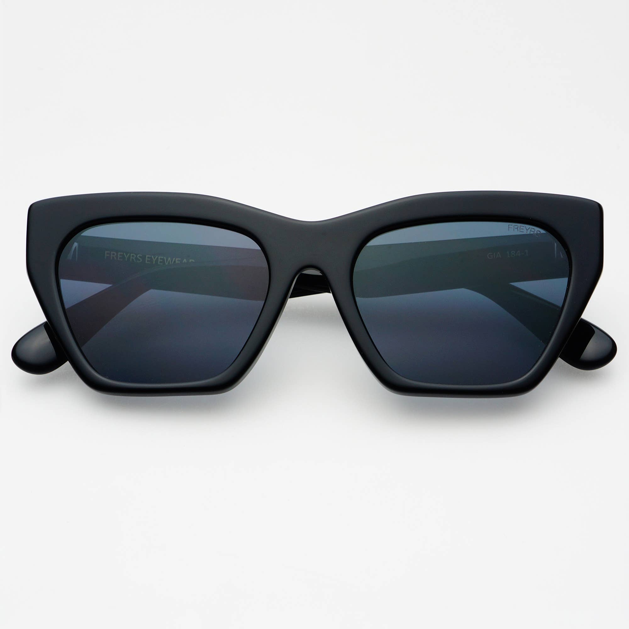 Black Gia Acetate Cat Eye Sunglasses  for wholesale on Faire0