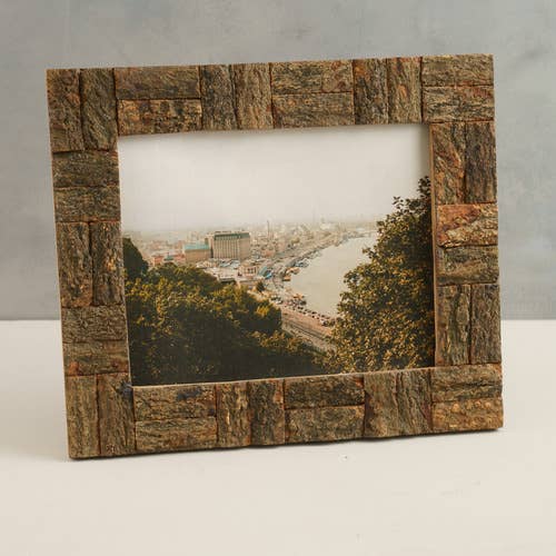 Rustic Memories Wood Bark 8x10 Frame for wholesale by India Handicrafts Inc