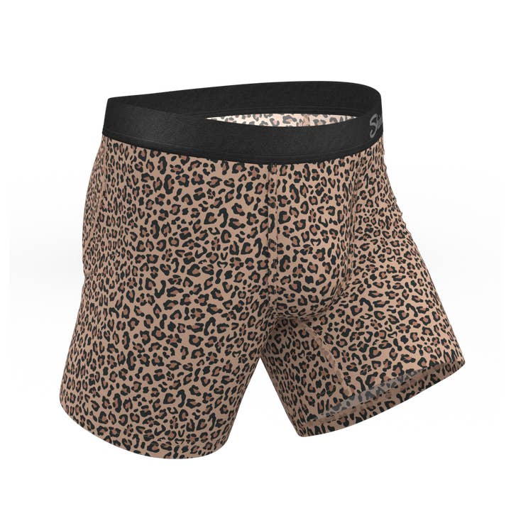 Shinesty, Inc - Vendita all'ingrosso Intimo - Uomo - The Wild Cat | Biancheria intima con stampa leopardata Ball Hammock®2