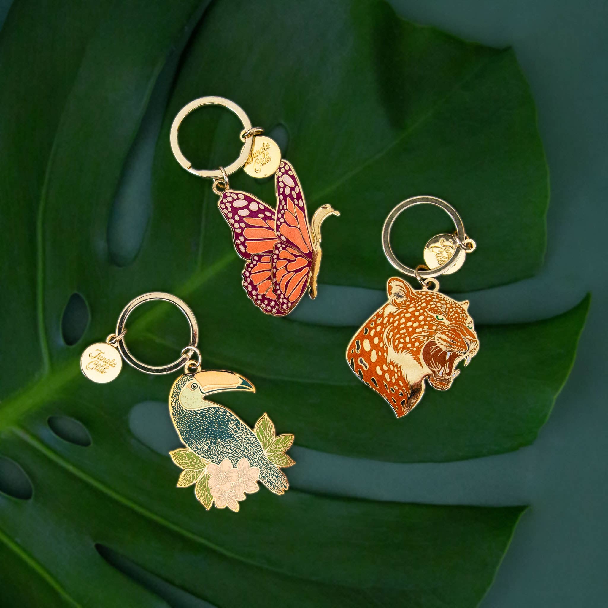Jungle Club - Wholesale Keychain - Women's - Toucan Enamel Keychain2