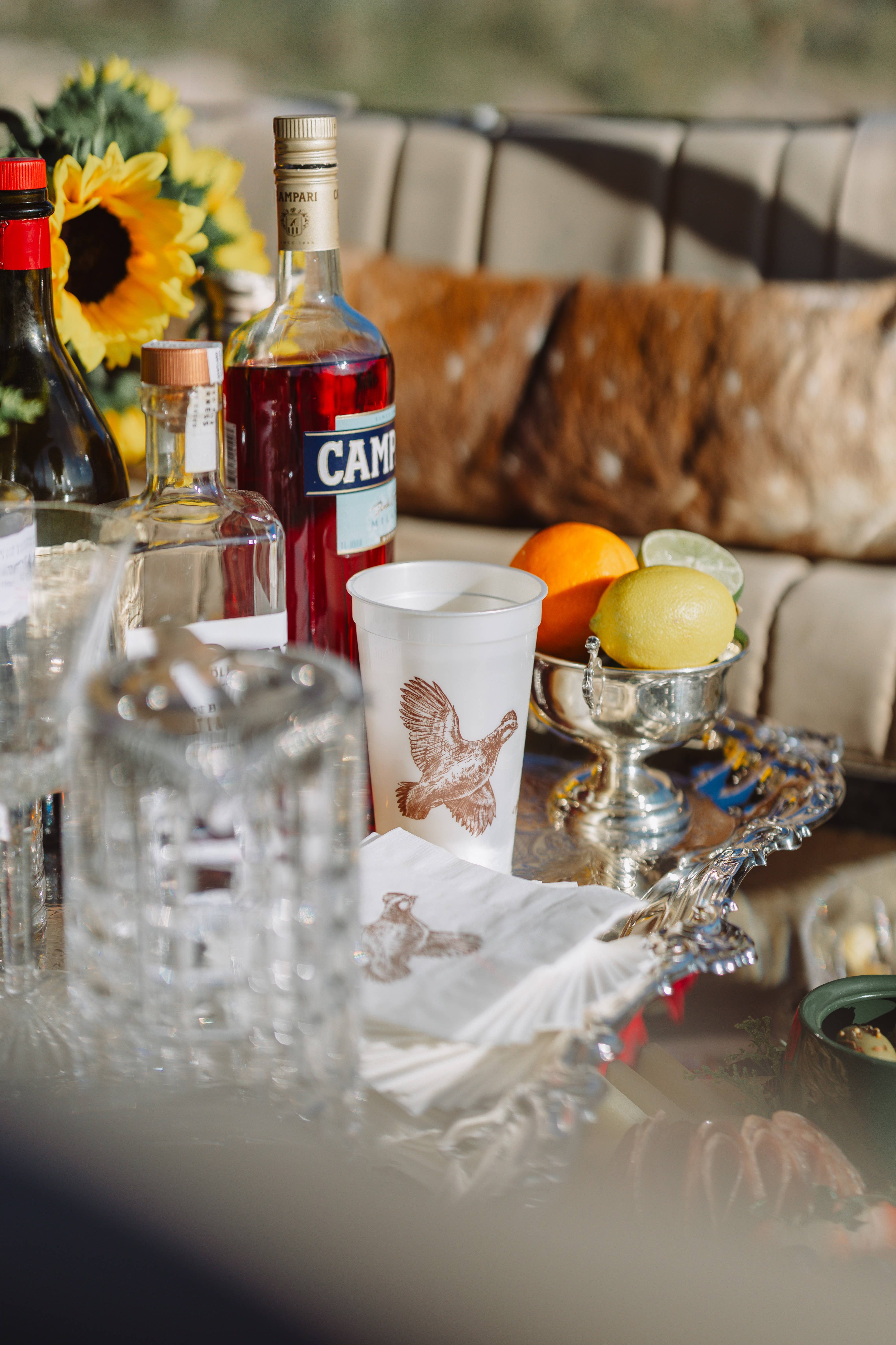 Alexa Pulitzer - Wholesale Wegwerpbeker - Gekarelde kwartelkopjes van 16 oz met parels1