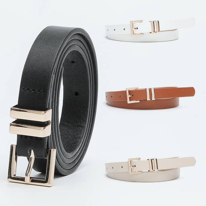 ACCITY - Wholesale Belt - Women's - SIMPLE ALL-MATCH DRESS WITH SLIM WAIST BELT_CWABE0593