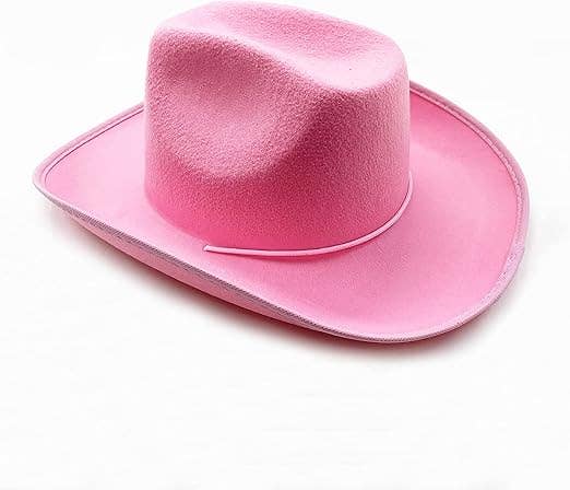 4E's Novelty - Wholesale Cowboy Hat - Women's - 4E's Novelty Cowboy Hat for Women & Men, Felt Cowgirl Hat for Adults, Western Party Dress Up Accessories (Pink)6