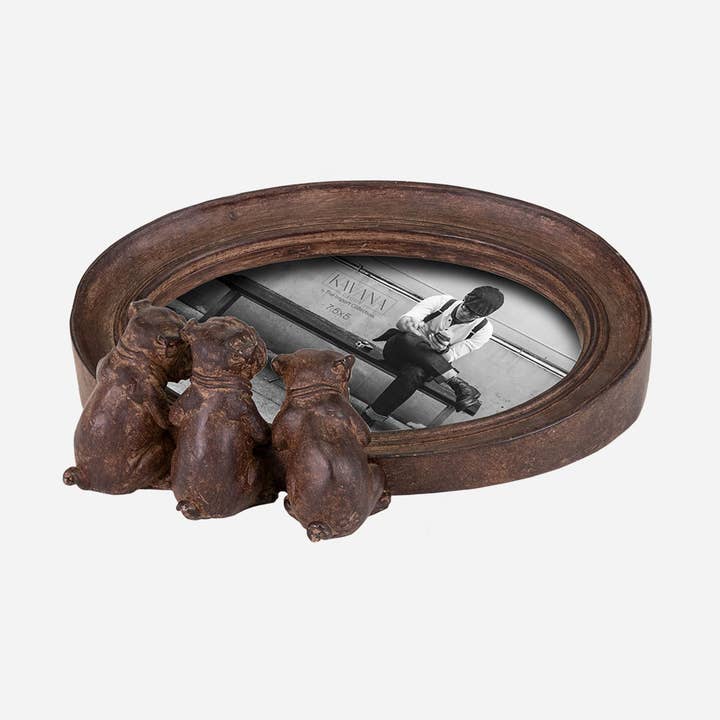 Bulldog Frame for wholesale by Kavana Decor by The Import Collection