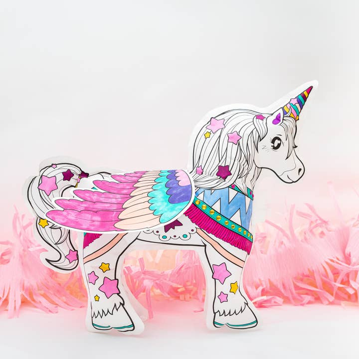 ARA-CREATIVE - Wholesale Inflatable Toy - Kids & Baby - Color-In Inflatable Pack – 8 Giant Unicorns