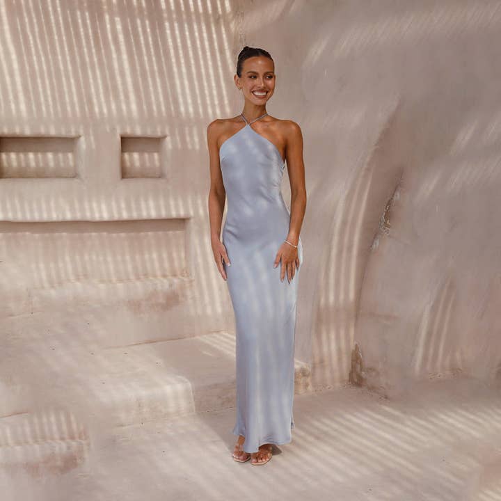 world apparel - Wholesale Dress - Women's - 2025 NEW Sexy SpringSummer Sleeveless Backless Dress4