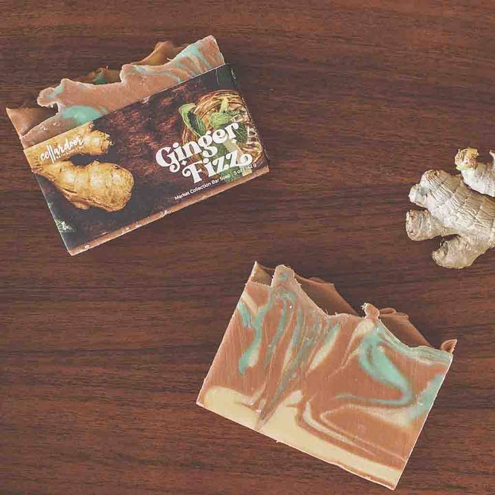 Ginger Fizz Bar Soap for wholesale by Cellar Door Bath Supply Co.