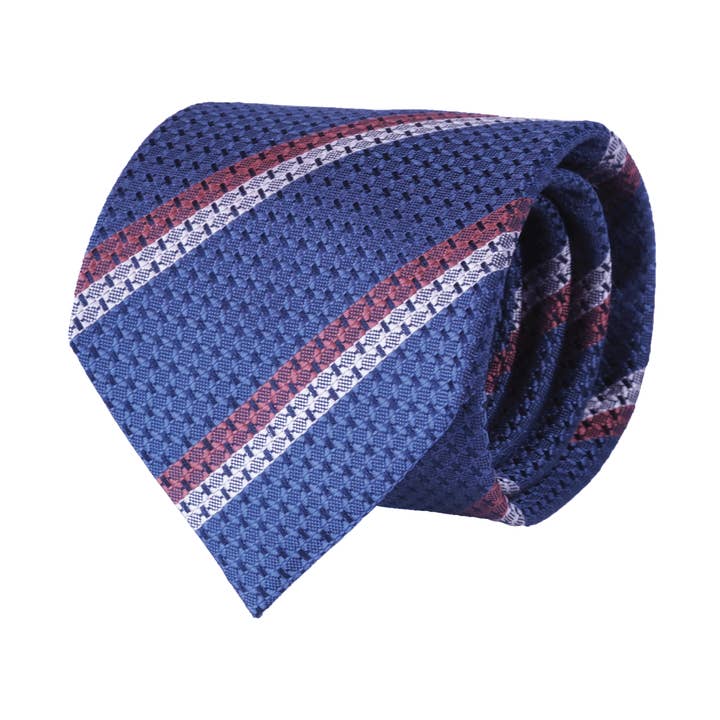 Handmade Italian Silk Classic Tie - Blue for wholesale by COCHIC