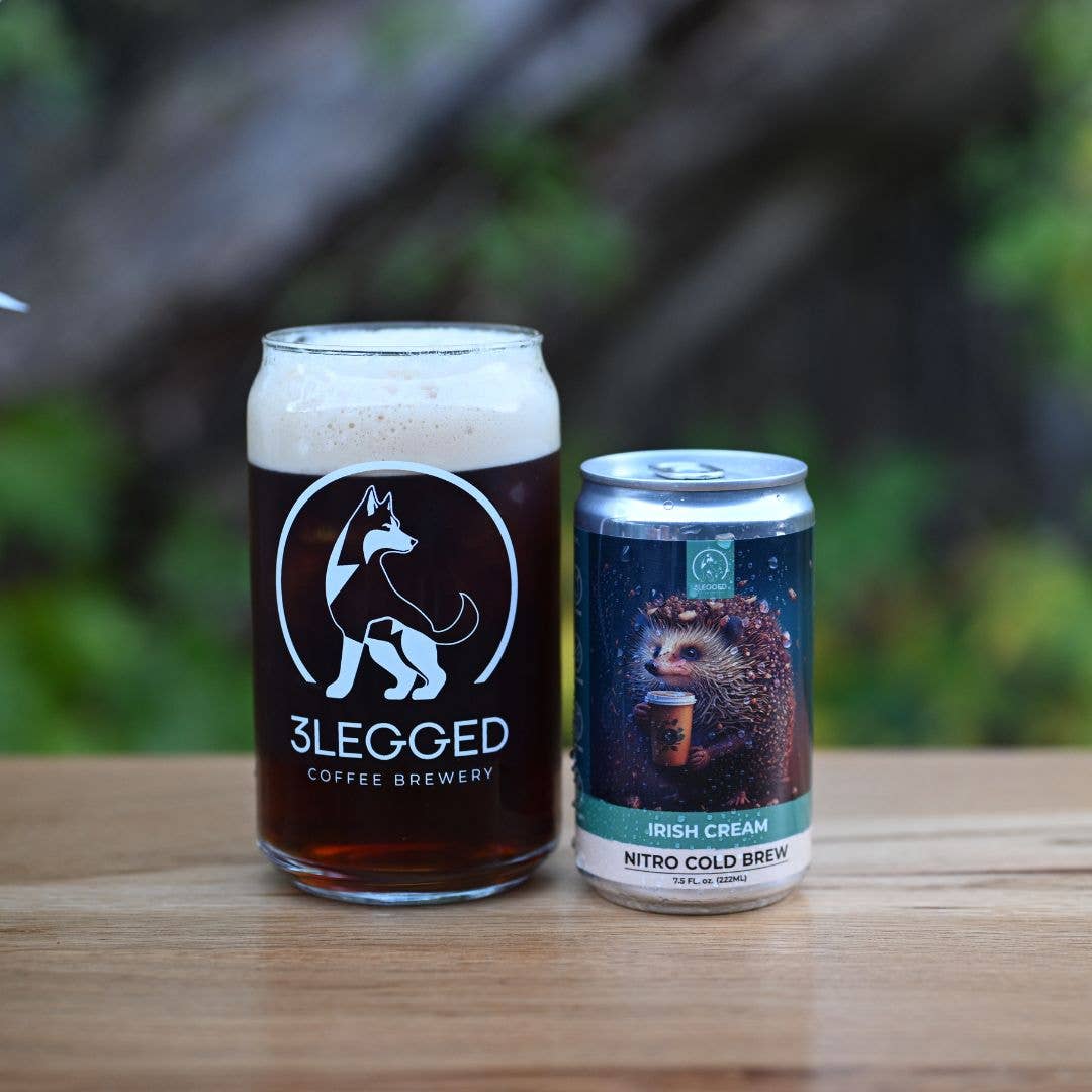 3Legged Coffee Brewery - Wholesale Iced Coffee/Cold Brew - Irish Cream Nitro Cold Brew Coffee 0-Sugar 0-Dairy5