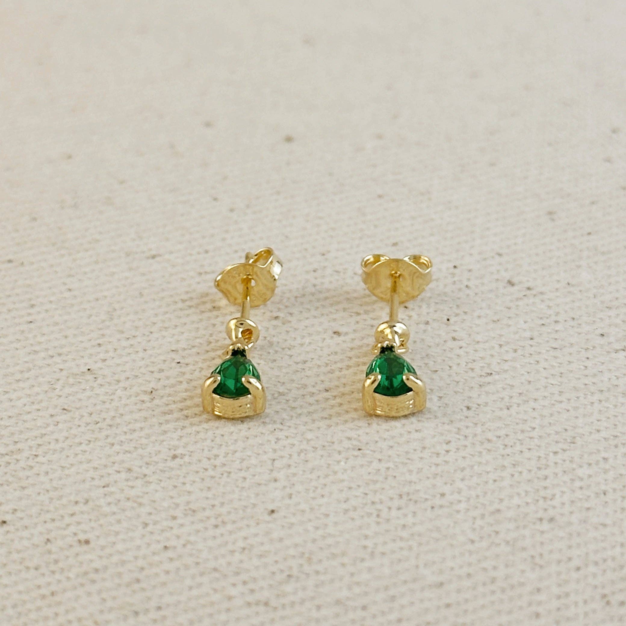 GoldFi – Brincos de argola por atacado – Brincos em Ouro 18k com Zircónias Cúbicas Coloridas em Forma de Gota4