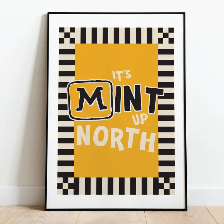 It’s Mint Print for wholesale by Hollie Newton Studio