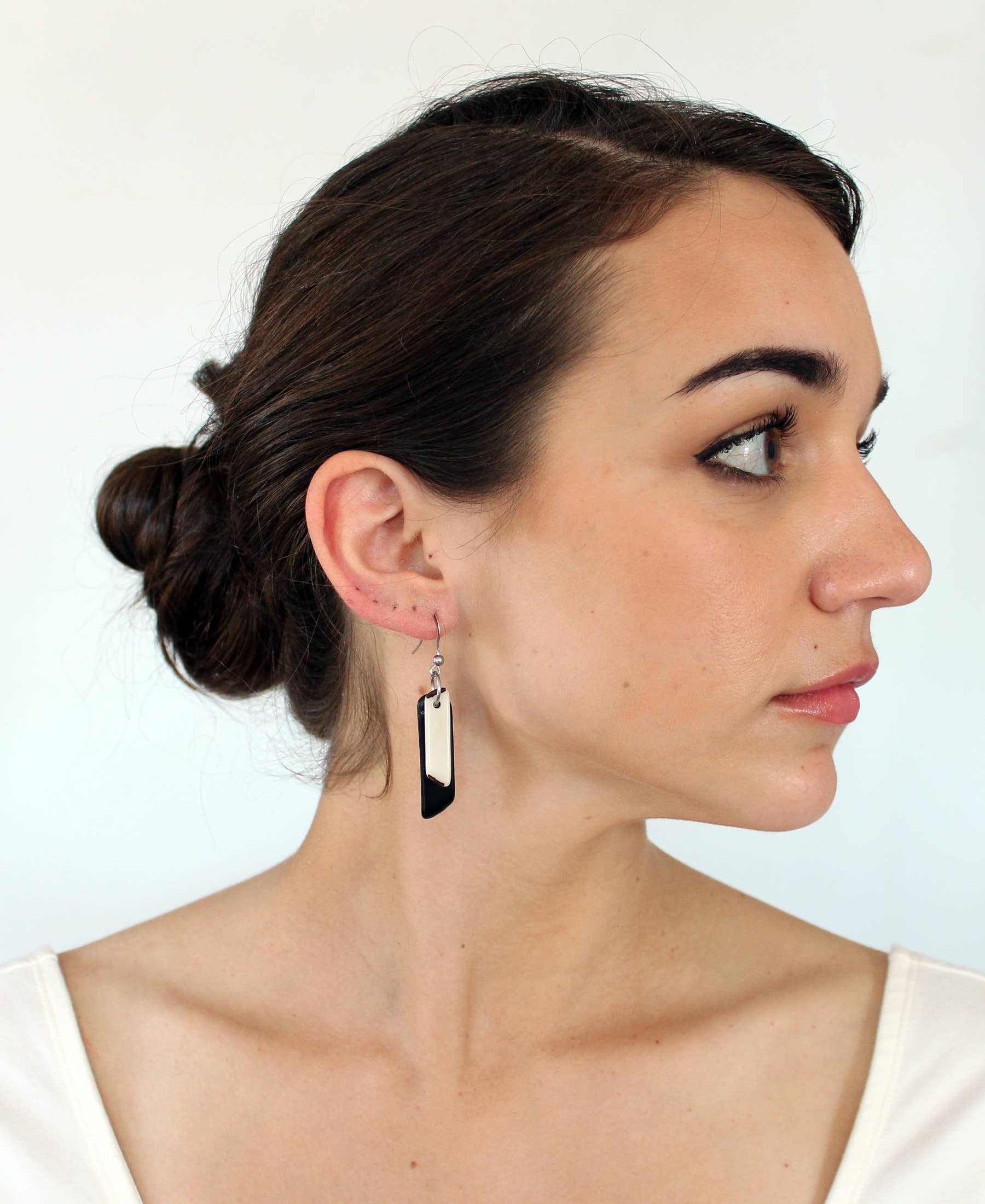 Muichic Natural Jewelry - Wholesale Jewelry Set - Tagua Jewelry Set, Fringe Tagua Necklace and Earrings 12