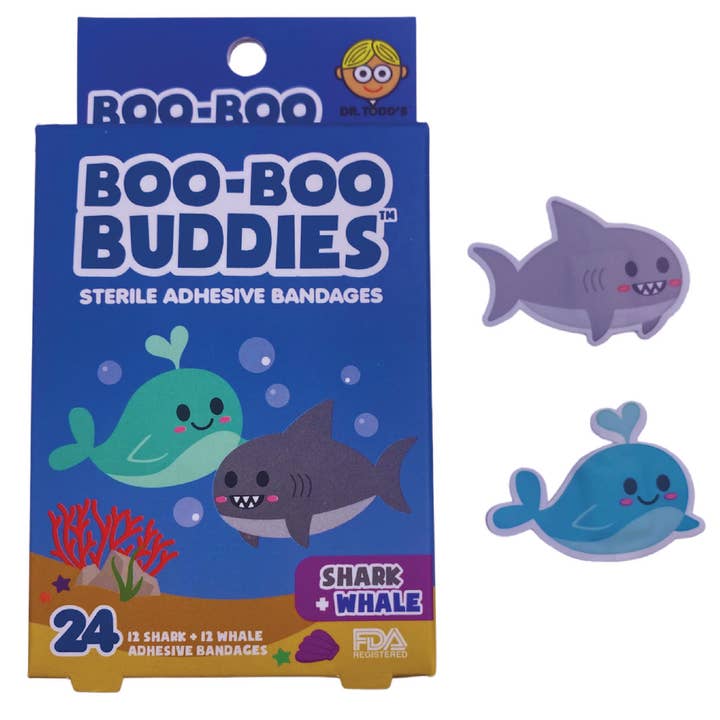 Boo Boo Buddies - Wholesale Bandaids/Bandages - 36 BOX PDQ DISPLAY - Each Box - 24 Pack | Fun, Waterproof, 6