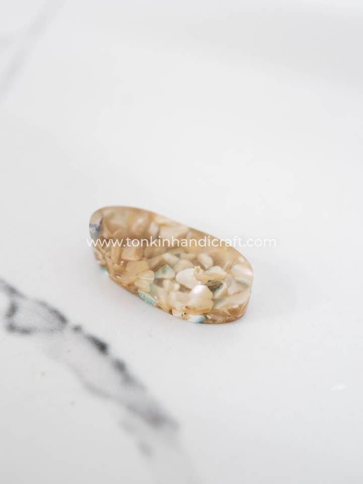 Snäckskal Brun Oval Kudde Chopstick Resten för wholesale av Tonkin Handicraft