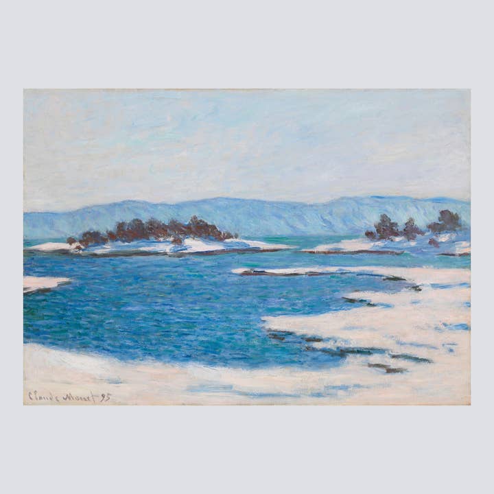 Au bord du fjord de Christiania (1895) Impression d'art pour la vente par Milisima Studio