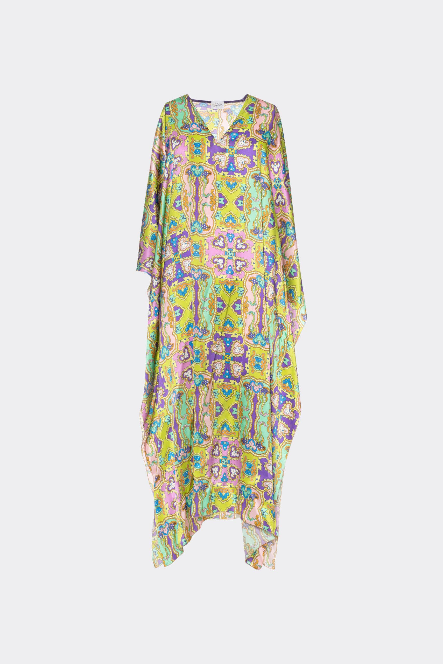 KELLE' CAPRI – Kaftan - Mulher por atacado – Kaftan longo retrô3