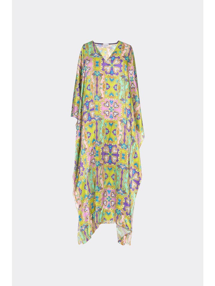KELLE' CAPRI – Kaftan - Mulher por atacado – Kaftan longo retrô3