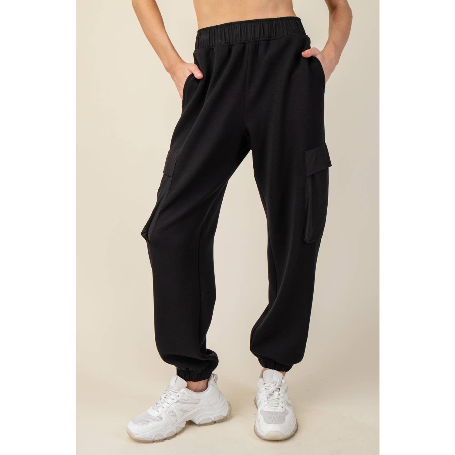 Rae Mode - Wholesale Athletic Sweatpants/Joggers - Women's - MODAL SCUBA POCKET JOGGER PANT1