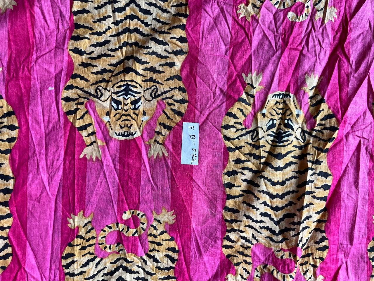 Bhawana Handicrafts – Großhandel Textilfarbe – Stoffvorhänge mit Tigerdruck, Taschen, Stoff zur Herstellung von Kleidern, Stoff 4