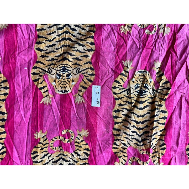 Bhawana Handicrafts – Großhandel Textilfarbe – Stoffvorhänge mit Tigerdruck, Taschen, Stoff zur Herstellung von Kleidern, Stoff 4