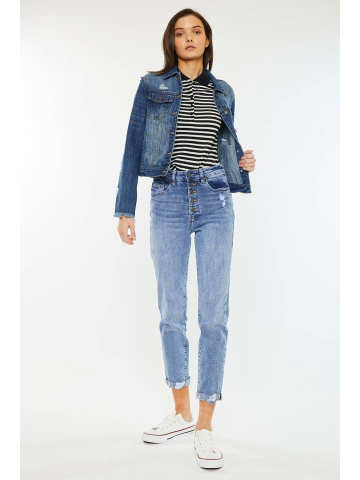 Nature Denim - Wholesale Denim Jacket - Women's - NT2097DD5