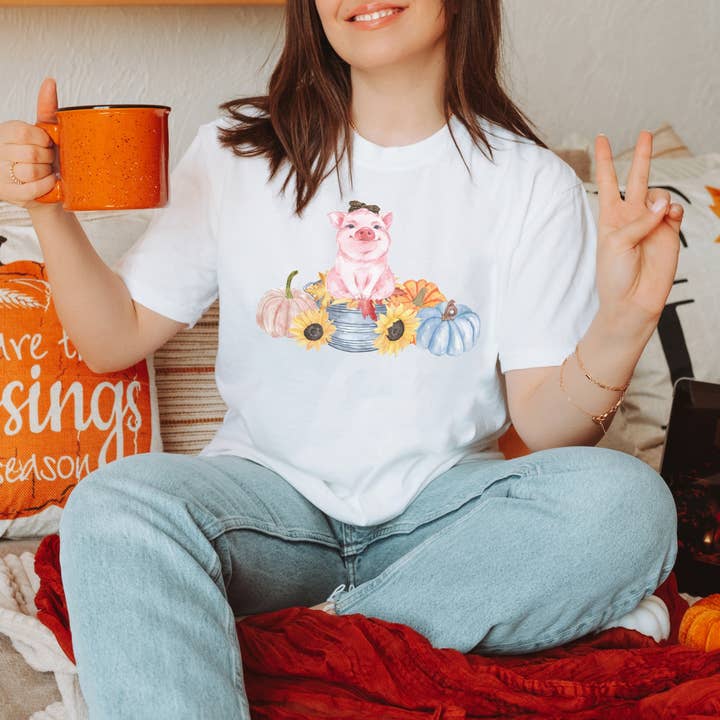 Fall Pig for wholesale by MidWest Tees