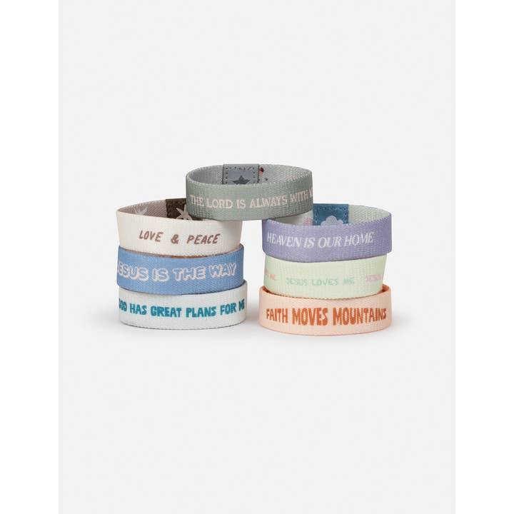 Elevated Faith - Wholesale Wristband - Pastel Kids Reversible Wristband Pack3