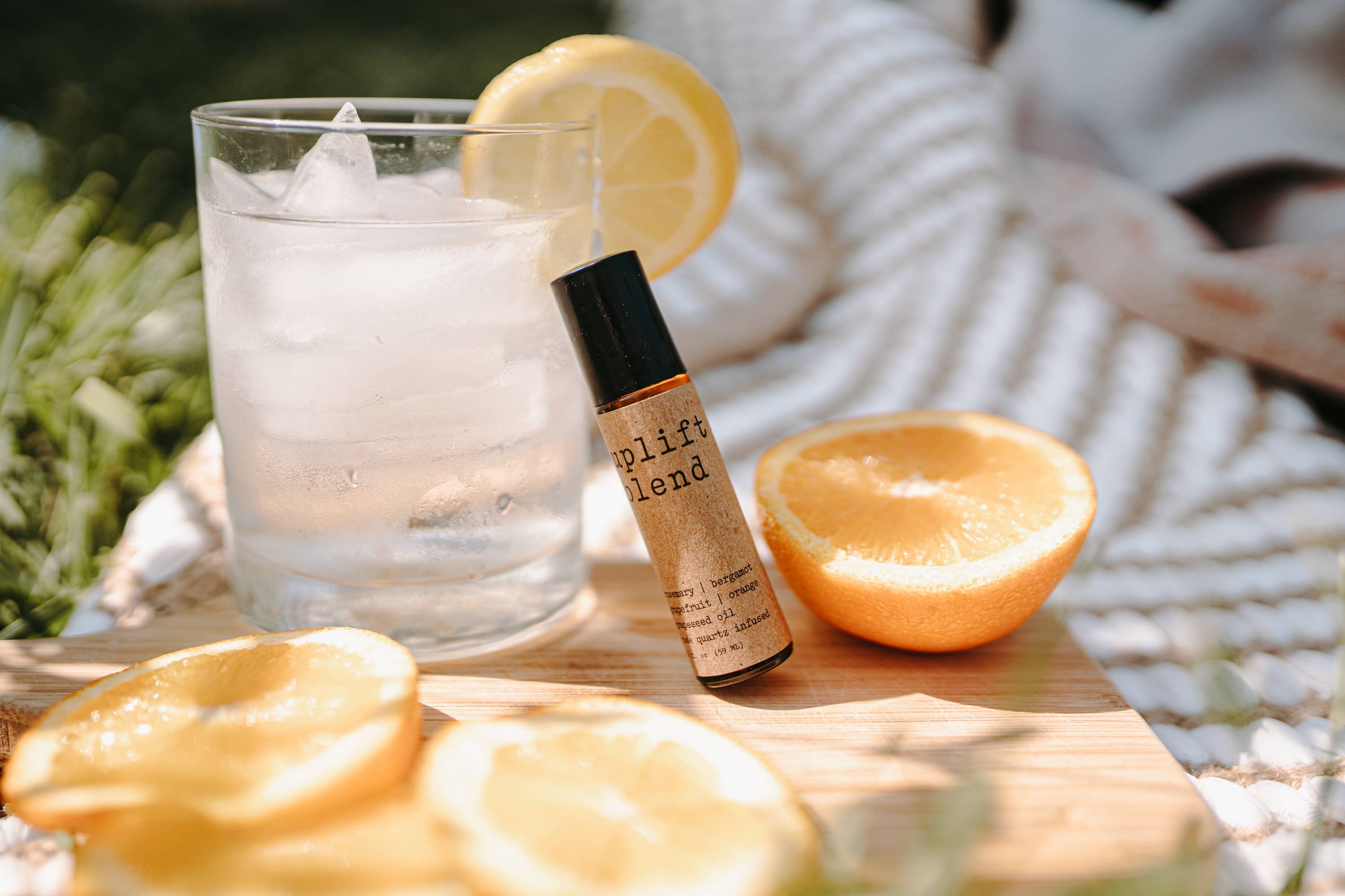 Soulistic Root - Essential Oils & Self Care Gifts - Wholesale Essential Oil Roll-On - Uplift Rose Quartz Roller | Made w/ Essential Oils & Crystal2