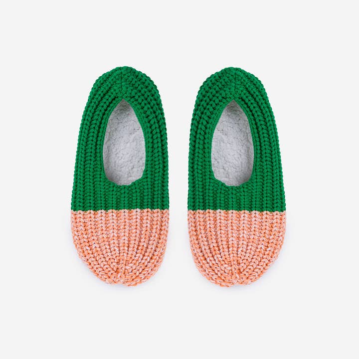 VERLOOP | knits - Wholesale Slippers - Women's - Colorblock Knit Slippers