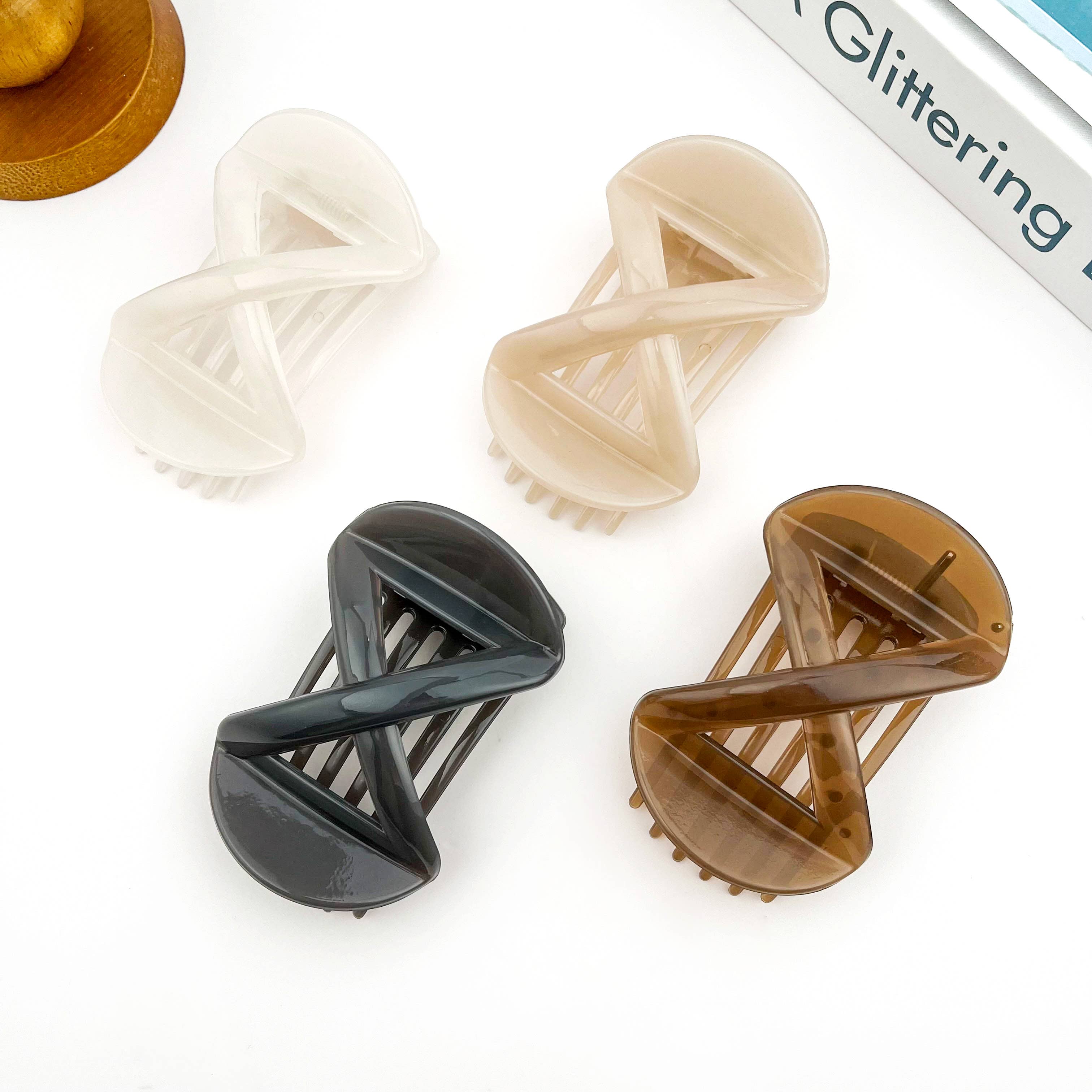 SoapElenGlen - Wholesale Hair Clip - Women's - Stylish Banana Hair Clip, Bow Tie Clip6