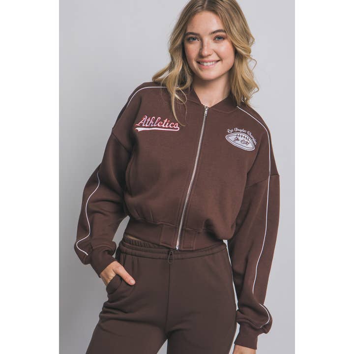 Print Sweatshirt Full Zip Up Side Pockets Jacket and other Purchase Wholesale side zip jacket. Free Returns & Net 60 Terms on Faire trending on Faire.