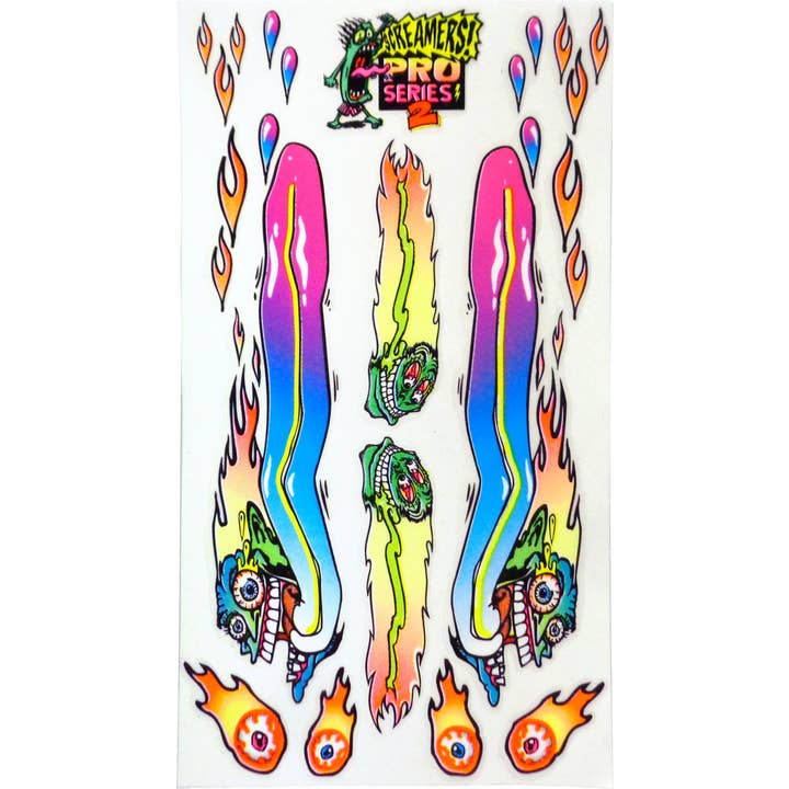 Sticker - Rad Decalz - Screamers, Pro Ser. 2 - 15 Pc Set for wholesale by Square Deal Recordings & Supplies