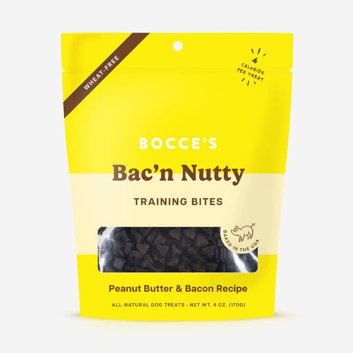 Bac N Nutty Training Bites for wholesale by Bocce's Bakery
