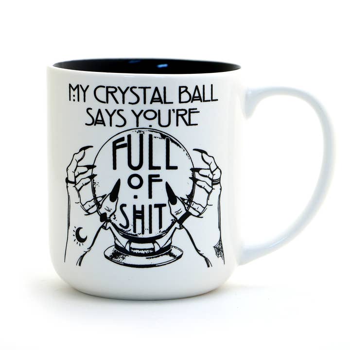 Lenny Mud - Wholesale Coffee Mug - My Crystal Ball, witch mug, witchy woman3