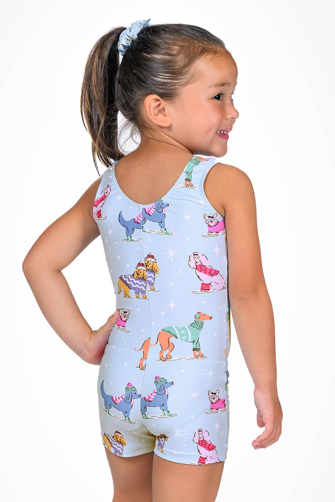 Destira – wholesale Leotard – Child – Snow Paws Unitard1