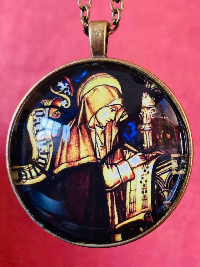 Hildegard von Bingen hängsmycke - GRATIS FRAKT för wholesale av Elysium Pendants
