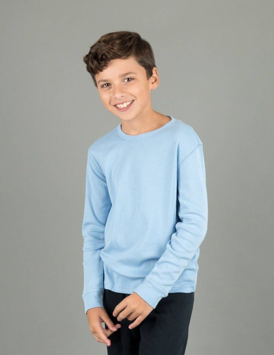 Leveret Pajamas – wholesale T-shirt – Kids – Kids Long Sleeve Cotton T-Shirt Basics Back to School Kids6