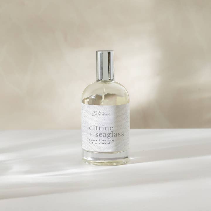 Salt Town - Wholesale Room & Linen Spray - Citrine + Seaglass Room & Linen Spray0