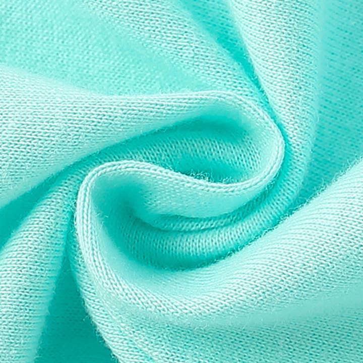 cyan 18M-7Y Toddler Girls Casual Round Neck Shorts Sleeves T-Shirts Wholesale Girls Clothing V3824061800024 for wholesale on Faire