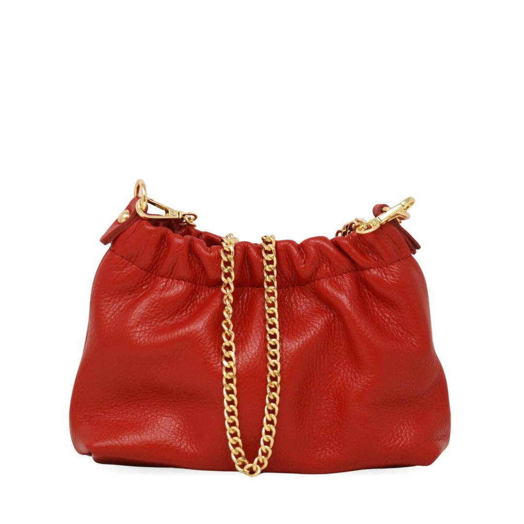 German Fuentes Handbags - Wholesale Top Handle Bag - Women's - GF1020 GENUINE ITALIAN LEATHER CLUTCH AND CROSSBODY BAG16