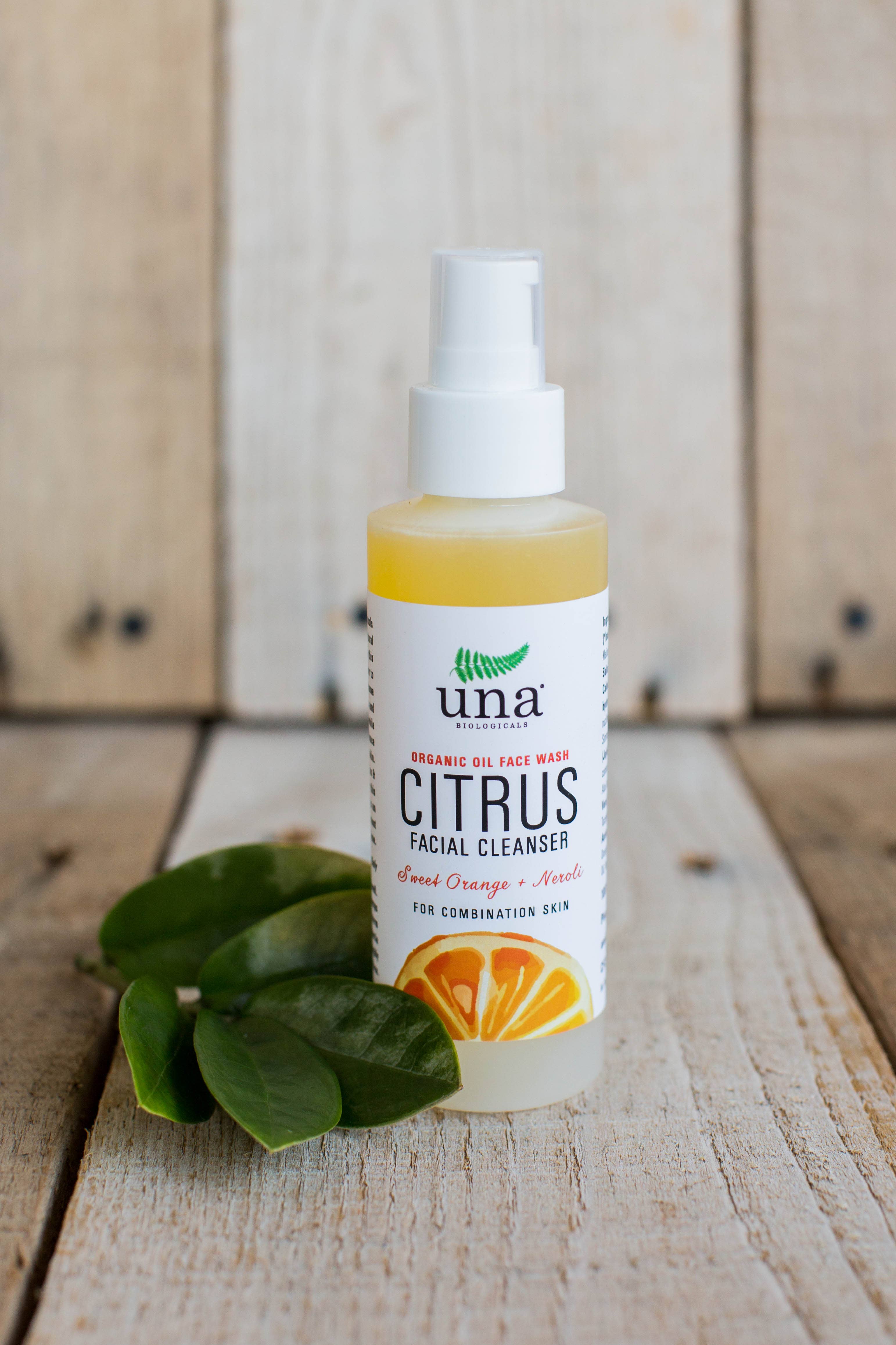 Una Biologicals - Wholesale Facial Cleanser - Citrus Combination Skin Face Cleanser0