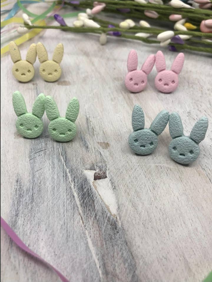 Bunny hoved Studs for engroshandel hos Buzzy bee clay