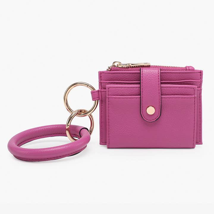 Jen & Co. - Wholesale Wallet - Women's - WL1904RG Sammie Mini Snap Wallet w/ Ring14