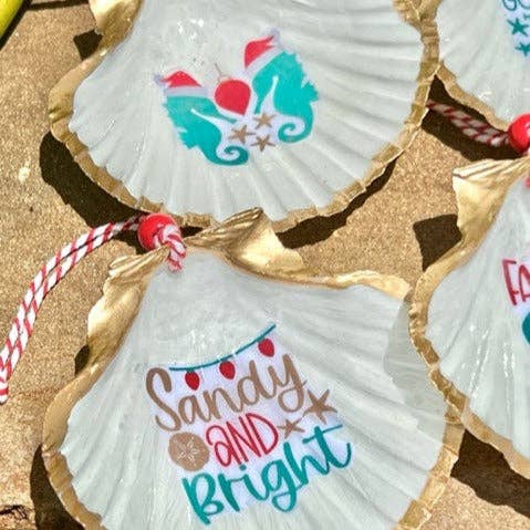 Love, Santa Hanging Shells for wholesale by DogFish Design 13