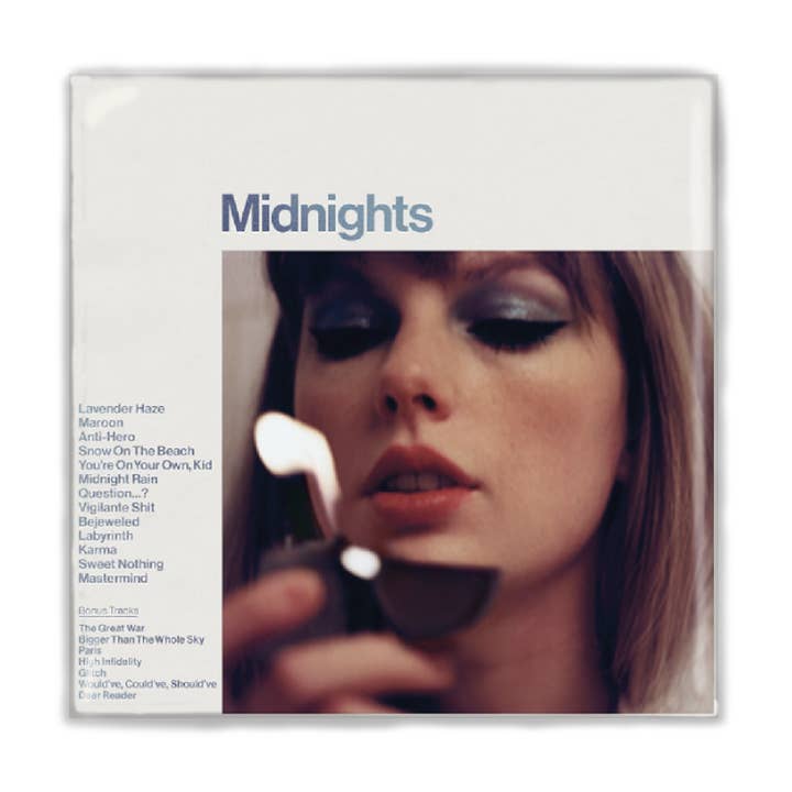 Imán del álbum Midnights de T.S. para venta al por mayor de Lucky Mfg. Co.