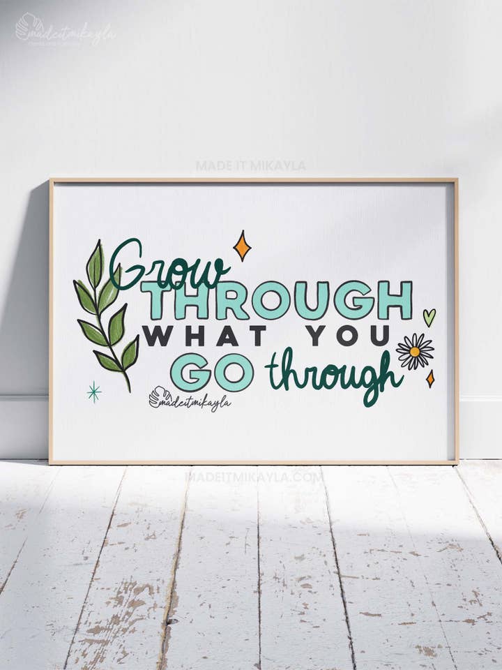 Crescere attraverso ciò che si passa attraverso la stampa artistica per la vendita all'ingrosso da parte di MadeItMikayla