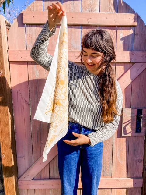 Pen+Pine - Wholesale Bandana - Women's - Poppy Sunrise Bandana8