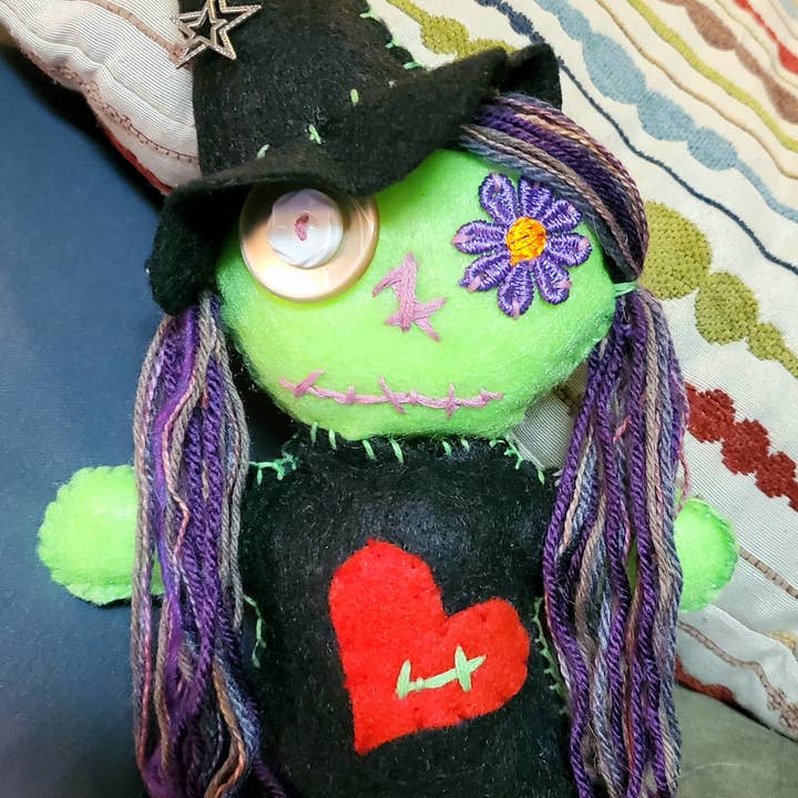 Handmade Magic Poppet Witch Doll Magick for wholesale by The Clairity Room