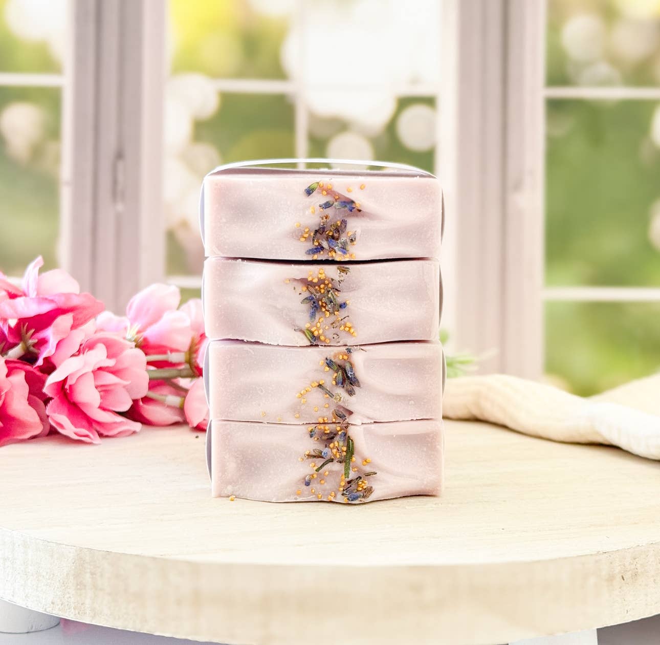 Spirit Glow Home & Body Essentials - Wholesale Bar Soap - Lavender and Sage - Handcrafted Artisan Soap Bar3